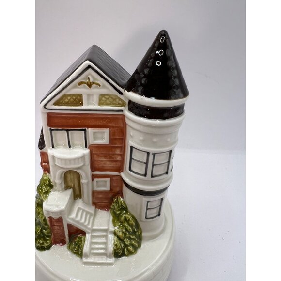 Vtg Otagiri San Francisco House Music Box, plays, I Left My Heart In San Francis - Picture 3 of 7